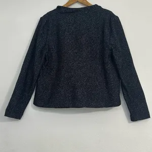 LOFT Black Blazer with Wide Lapel and Asymmetrical Closure thumbnail 10