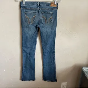Hollister Boot Cut‎ Short Denim Jeans thumbnail 5