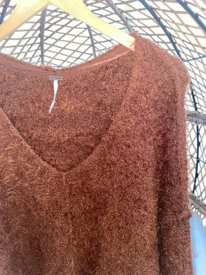 Free People Women’s Icing V Pull Over Sweater Size Medium thumbnail 6