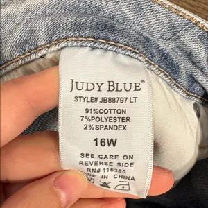 Mid Rise Control Top Distressed Skinny Jeans By Judy Blue Jb88797 thumbnail 8