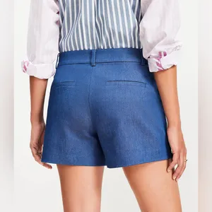 Ann Taylor Loft the riviera short dark wash denim shorts women’s size 0‎ thumbnail 2
