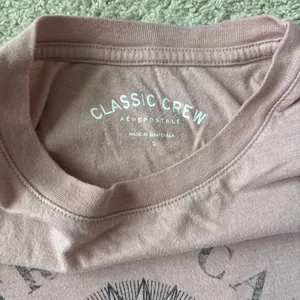 Aeropostale Pink Graphic Classic Crew Fitted Short Sleeve Tee thumbnail 3