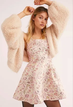 Free People Sparkle Deluxe Mini Dress Medium thumbnail 1