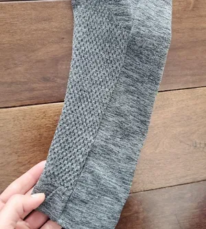 Athletic set size medium gray leggings and Gaiam black and gray work out… thumbnail 1