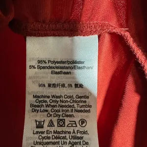 DKNY Ruched Sleeve Scoop‎ Neck Top Rust Orange Women's Size L thumbnail 4