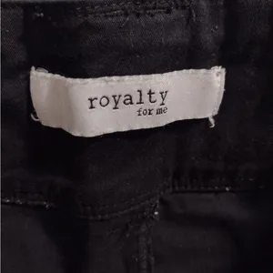 Royalty for Me Black Shorts 1X thumbnail 4