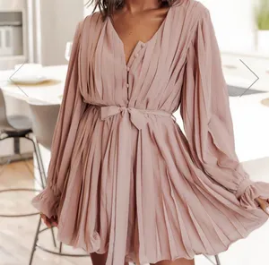 Pink Lily | Long Sleeve Romper/Dress thumbnail 1