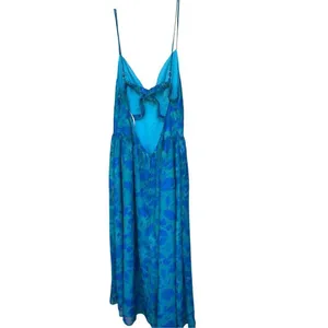 NWT Hello Molly Fresh Nectar Midi Dress Blue Size XL (14) thumbnail 6