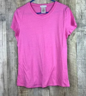 Casual Gear Size Medium Pink Crewneck Short Sleeve T-Shirt thumbnail 1