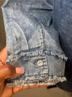 Shirt Dress Denim Button-Front Shirt Dress - Blue thumbnail 7