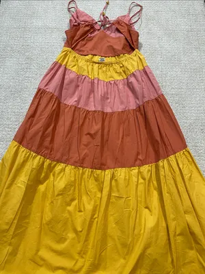 Tiered Colorblock Maxi Dress thumbnail 15