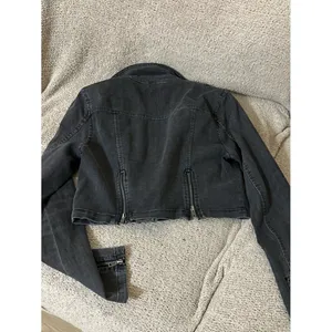 Free People Cropped Jean Jacket thumbnail 3