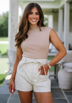 These Three Boutique Shorts Leather thumbnail 2