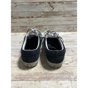 Vans Old Skool Pig Suede Sneakers Men's Size 8 Women's 9.5 Vintage Indigo thumbnail 4