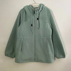 Koolaburra by UGG Sherpa Fleece Zip Hoodie Jacket Large Mint Green thumbnail 2