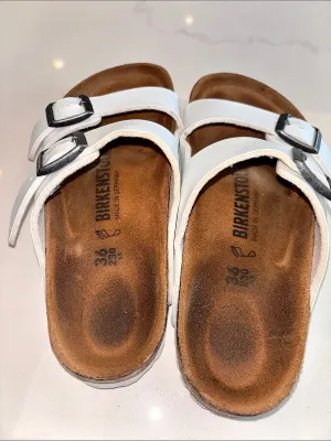 Birkenstock Arizona White Sandals thumbnail 3