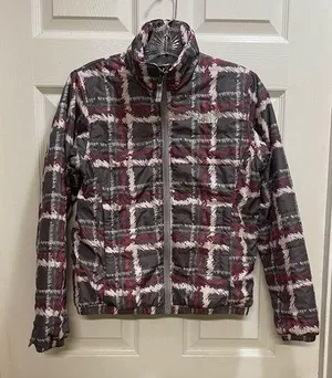 THE NORTH FACE Full Zip Puffer Ski Winter Jacket Plaid Outdoors Snow Size XS thumbnail 1