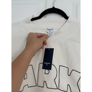 Parke x Target Mockneck Sweatshirt Women’s Size L/XL Cream Oversized thumbnail 4
