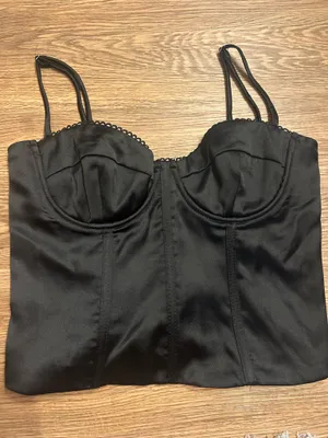 Princess Polly Top Going Out Black thumbnail 1