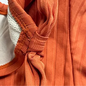 Flawed NWT One-Piece Swimsuit Orange‎ Kona Sol sz medium 8-10 bathing suit thumbnail 4