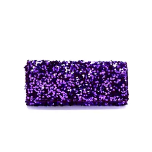 Sparkle Purple Sequins Chain Crossbody Bag thumbnail 2