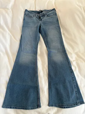 Hollister Low-Rise Flare Jeans thumbnail 1