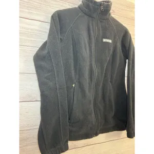 Columbia Sweater Women's Size S Full Zip Black Fleece Jacket Mock Neck Outdoor thumbnail 3