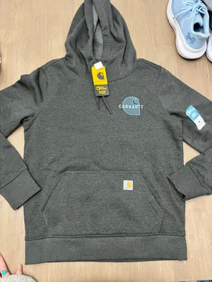 Grey Carhartt Hoodie thumbnail 1