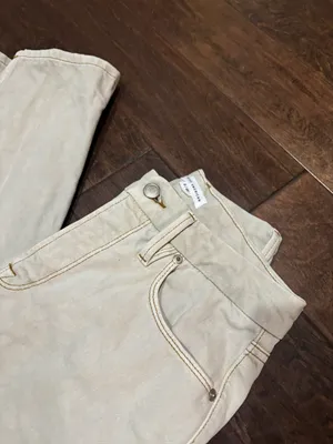Good American 90s icon jeans in bone thumbnail 5