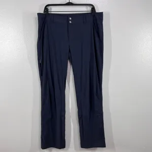Columbia Women's 16 Regular Navy Blue Omni-Shield‎ Hiking Pants Outdoor Trail thumbnail 3