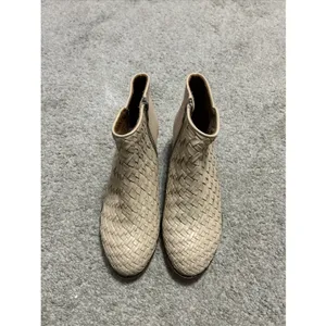 Frye Womens Carson Woven Boot Woven Size 6.5 Cream‎ thumbnail 2