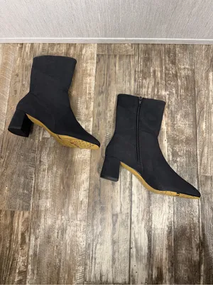 NWOB Bella Vita Classic Black Mid-Calf Block Heel Boots Size 10 Wide thumbnail 11