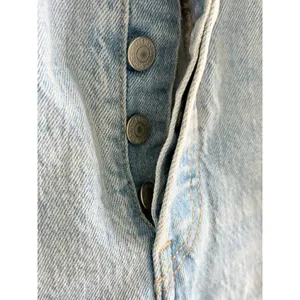 Levi’s 501 Cutoff Denim Shorts Light Wash Button Fly Raw Hem S thumbnail 4