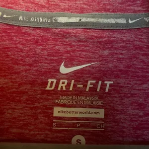 Pink Marled Nike Running Dri-Fit Quarter Zip Activewear Top thumbnail 6