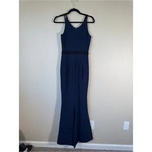 Dress The Population Blue Mermaid Maxi Dress Womens XS Formal Prom Gown Party thumbnail 6