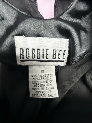 Robbie Bee Black Velvet Maxi Dress with Cowl Neck thumbnail 7