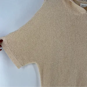 Driftwood Daydreams Hooded Short Sleeve‎ Dolman Oversized Open Knit Sweater L thumbnail 4