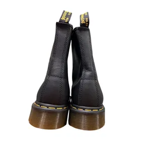 Dr. Martens 1460 Vonda Mono Black Floral Embroidered Leather Boots Women 8 US thumbnail 5