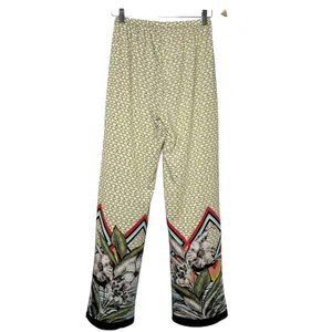 Melissa Paige Palazzo Pants Size S‎ Boho Geometric Floral Tropical Print Stretch thumbnail 3