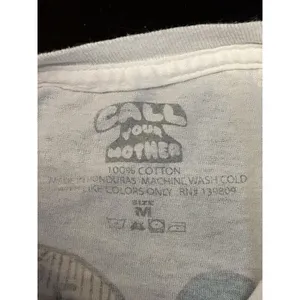 Call Your Mother Shirt Womens Medium White No Bad Days Graphic Tee Positive thumbnail 6