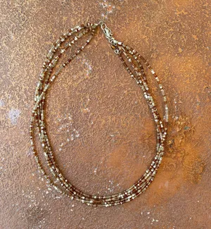 Free People Beautiful beaded necklace thumbnail 2