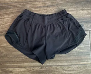 Lululemon Black Shorts 2.5" Hotty Hot thumbnail 1