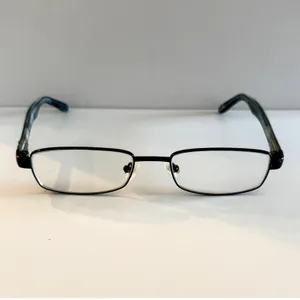 Ray-Ban Eyeglasses Black Rectangular Designer Frames thumbnail 3