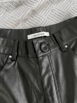 Revolve The Femm Faux Leather Shorts thumbnail 4