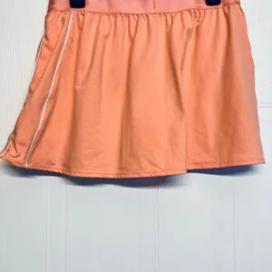 Nike Court Victory Skort Women Size XL‎ Orange Dri-FIT Athletic Tennis Skirt thumbnail 4