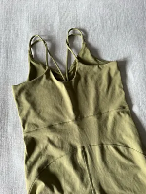 All in Motion Short Sculpt Bodysuit, Sage Green - Large thumbnail 10