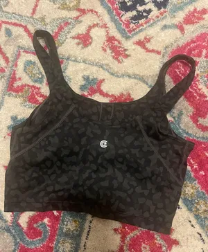 Cheetah Print Workout Tank Top Sports Bra Multi thumbnail 3