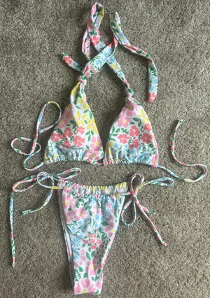 Floral Bikini Shein Set thumbnail 1
