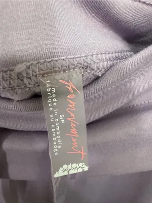 NWOT Free People FP Movement Quick Step Bubble Pants - Gem purple - Small thumbnail 11