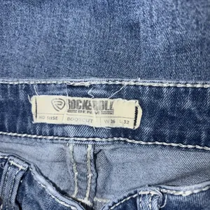Rock and Roll Denim Cowgirl Women 26x32 distressed Mid Rise Bootcut Jeans thumbnail 7